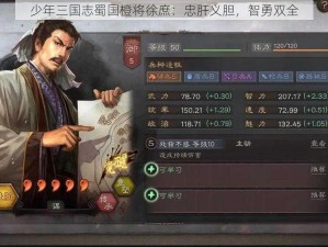 少年三国志蜀国橙将徐庶：忠肝义胆，智勇双全