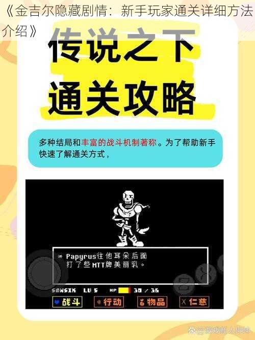 《金吉尔隐藏剧情：新手玩家通关详细方法介绍》